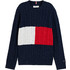 Tommy Hilfiger Παιδικό Πουλόβερ Μακρυμάνικο Navy Μπλε Κόκκινο Λευκό KB0KB09753-0MS
