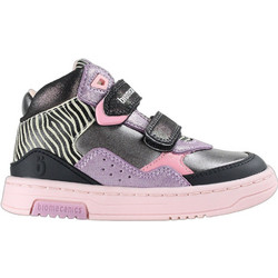 Biomecanics Παιδικά Sneakers Μποτάκια Μαύρα Μωβ Ροζ 261213-B905