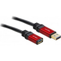 DeLOCK 82754 Καλώδιο USB-A Male 3.0 to USB-A Female 3m Black Red