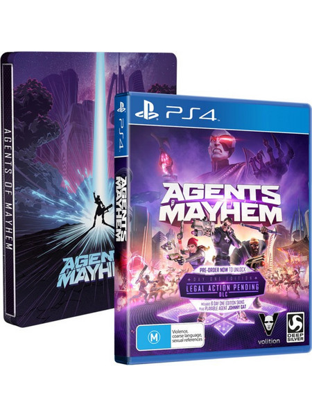 Agents Of Mayhem Steelbook Edition Used PS4