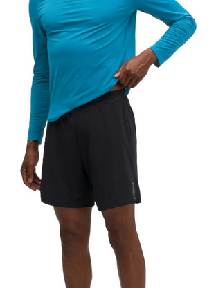 Hoka Glide 7'' Αθλητικό Ανδρικό Σορτς Cargo Μαύρο 1175890-BLK