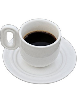 Broste Copenhagen Stevns Chalk Φλιτζάνι Espresso Κεραμικό Λευκό 125ml