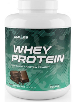 Smlabs Whey Dark Chocolate Πρωτεΐνη Ορού Γάλακτος Γράμμωσης 2kg