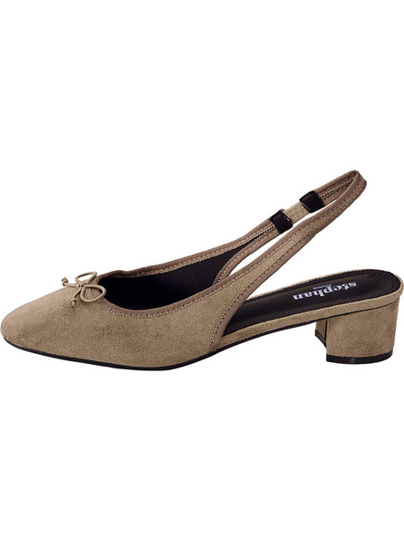Celestino Γόβες Slingback με Χοντρό Χαμηλό Τακούνι Μπεζ WU1697.A546.2