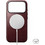 Nomad Modern Leather Back Cover with MagSafe Horween Burgundy (iPhone 18 Pro Max / 17 Pro Max)