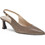 Maison Minrelle Γόβες Slingback Δερμάτινες με Λεπτό Χαμηλό Τακούνι Καφέ 10634013