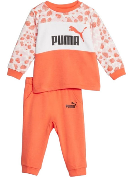 Puma Βρεφικό Σετ Φόρμας Χειμωνιάτικο Κοραλί 676368-60
