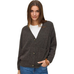 Vero Moda Γυναικεία Ζακέτα Πλεκτή Μακριά με Κουμπιά Ανθρακί 10320457
