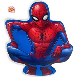 Dimcol Spider-Man 35 Παιδικό Διακοσμητικό Μαξιλάρι 100% Velboa Μπλε Κόκκινο