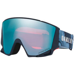 Oakley Flow Scape M OO7147-11 Μάσκα Σκι & Snowboard Ενηλίκων Μαύρη με Φακό Καθρέπτη Χρυσό