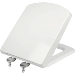 Elvit 0403 Καπάκι Λεκάνης D-Shape από Βακελίτη Soft Close Λευκό 44x35.5cm 0403-ELVIT