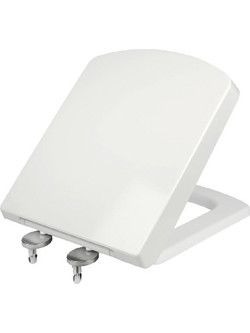 Elvit 0403 Καπάκι Λεκάνης D-Shape από Βακελίτη Soft Close Λευκό 44x35.5cm 0403-ELVIT