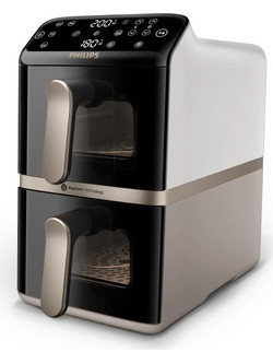 Philips 4000 series NA462/80 Air Fryer 10lt με Διπλό Κάδο