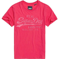 Superdry Γυναικείο Αθλητικό T-Shirt Φούξια W1010028A-NYE