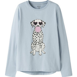 Name It Bubble Dog Παιδικό T-Shirt Μακρυμάνικο Γαλάζιο 13224952