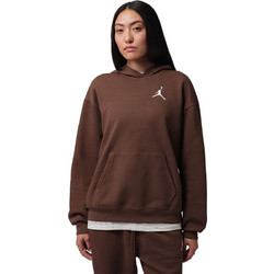 Jordan Jumpman Γυναικείο Αθλητικό Φούτερ με Κουκούλα Σοκολατί IR0346-259