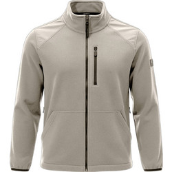 Funky Buddha Ανδρική Ζακέτα Fleece με Φερμουάρ Μπεζ FBM014-062-06