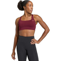 Adidas Optime Workout Αθλητικό Μπουστάκι με Μέτρια Στήριξη Μπορντό KG6433