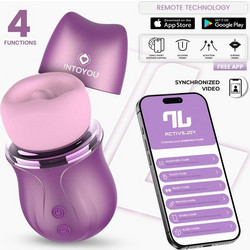 IntoYou Suvi Κλειτοριδικός Δονητής για Ζευγάρια με App Control 13.3cm Μωβ
