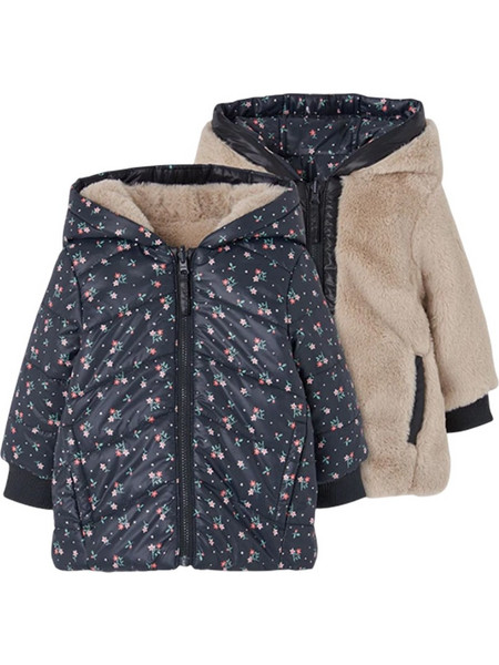 Boboli Παιδικό Μπουφάν Χειμωνιάτικο Softshell Navy Μπλε Μπεζ 324199-9949