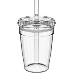 KeepCup Ποτήρι Καφέ Πλαστικό με Καλαμάκι Cold Cup Original Straw 340ml KPCLD12