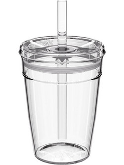 KeepCup Ποτήρι Καφέ Πλαστικό με Καλαμάκι Cold Cup Original Straw 340ml KPCLD12