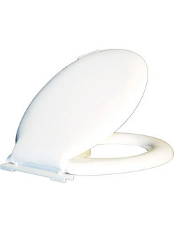 Lamaplast WC8 Καπάκι Λεκάνης Οβάλ Πλαστικό Λευκό 43x36.6cm 301030809