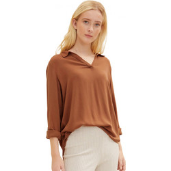 Tom Tailor Γυναικείο Χειμερινό Top Καφέ 1034534-30946
