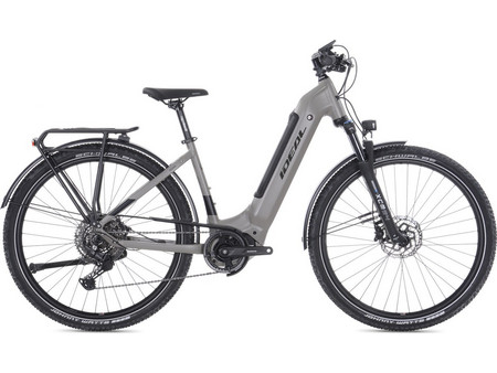 Ideal Prisma 610FXair 516 Ηλεκτρικό Ποδήλατο Πόλης 29" 250W με 10 Ταχύτητες και Δισκόφρενα Γκρι