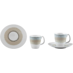 Ιωνία Apeiron Φλιτζάνι Espresso & Ελληνικού Καφέ Πορσελάνης Μπεζ 82ml 3182170