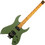 Spira Guitars S-400 Headless Ηλεκτρική Κιθάρα Double Cut με Μαγνήτες HH & Ταστιέρα Maple Satin Green