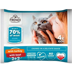 Pet Republic Frendi Adult with Turkey & Beef 4x100gr