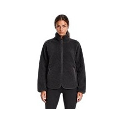 Sugarfree Γυναικεία Ζακέτα Fleece Μακριά με Φερμουάρ Μαύρη 26833057