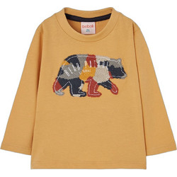 Boboli Παιδικό T-Shirt Μακρυμάνικο Κίτρινο 534046-1230