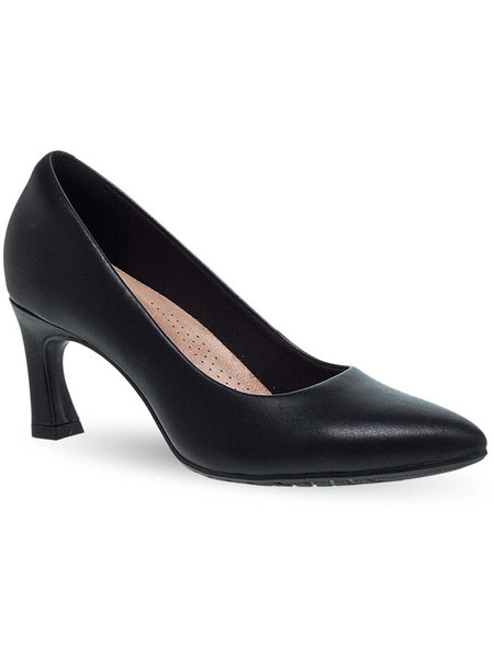 Clarks Γόβες Δερμάτινες με Λεπτό Χαμηλό Τακούνι Μαύρες 26186694