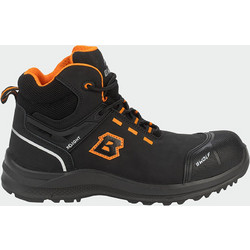 B-Wolf Defender Μποτάκια Ασφαλείας O2 Μαύρα Πορτοκαλί