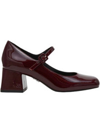 Steve Madden Γόβες Λουστρίνι με Χοντρό Χαμηλό Τακούνι & Μπαρέτα Μπορντό 11005646