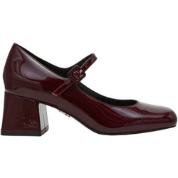 Steve Madden Γόβες Λουστρίνι με Χοντρό Χαμηλό Τακούνι & Μπαρέτα Μπορντό 11005646