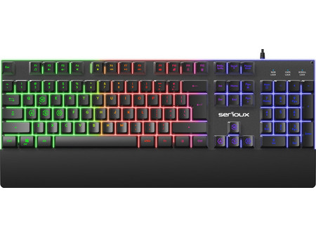Serioux Nexor Gaming Πληκτρολόγιο RGB Black