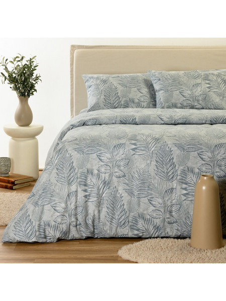 Melinen Σετ Σεντόνια Μονά Φανελένια 170x270 Winter Line Noor Grey