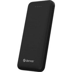 Denver PBS-10010B Power Bank 10000mAh 10W με Θύρα USB-A & Θύρα USB-C Black