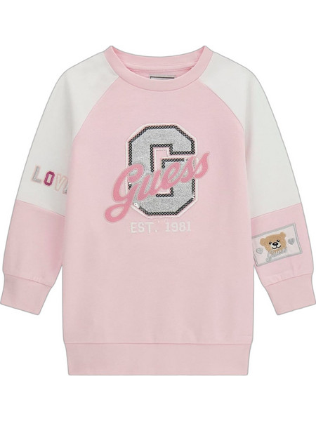 Guess Παιδικό Φόρεμα Ροζ K6YK04K3832-G65I