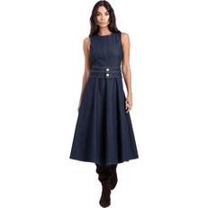 Toi & Moi Midi Καθημερινό Φόρεμα Τζιν Navy Μπλε 50-6962-226