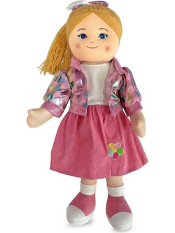 ToyMarkt Υφασμάτινη Κούκλα Ροζ