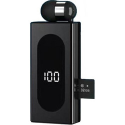 Kouvolsen KOS-23054 Ακουστικό Bluetooth In Ear Πέτου Black