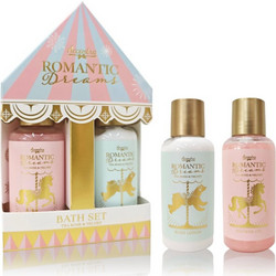Accentra Romantic Dreams Tea Rose & Velvet Shower Gel 100ml + Body Milk 100ml