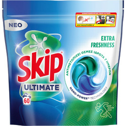Skip Ultimate Fresh Απορρυπαντικό Πλυντηρίου σε Κάψουλες 60 Πλύσεις