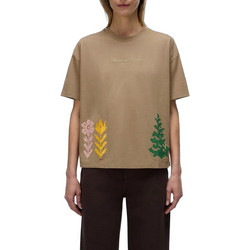 Napapijri S-Aral Γυναικείο Αθλητικό T-Shirt Καφέ NP0A8A6N-N7C