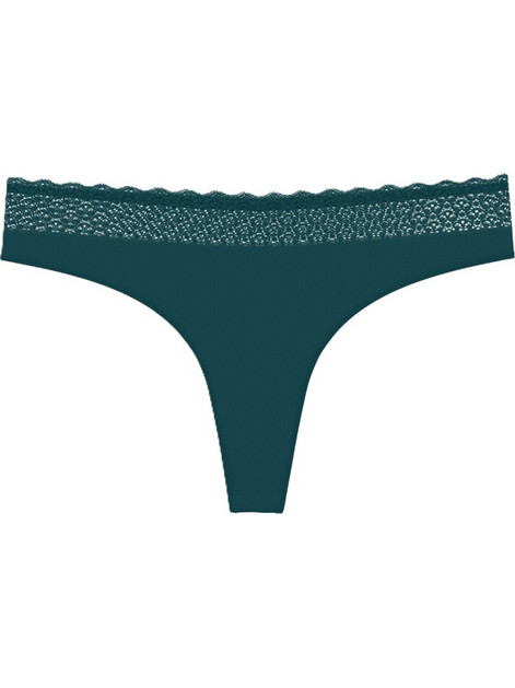 Triumph Feel Of Modal Γυναικείο String με Δαντέλα Κυπαρισσί 10219764