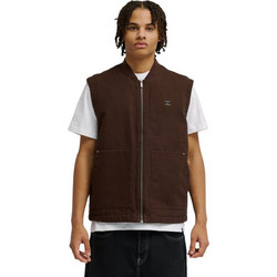 DC Αμάνικο Ανδρικό Μπουφάν Puffer Καφέ EDYJK03282-CTL0
